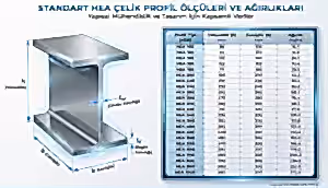 hea çelik profil ölçüleri