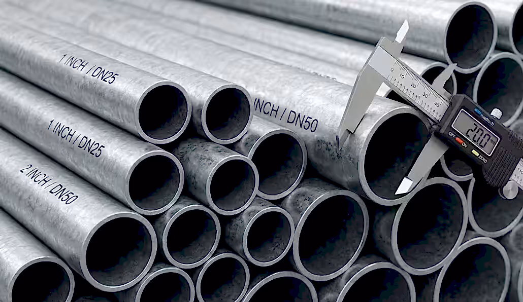 galvaniz boru ölçüleri