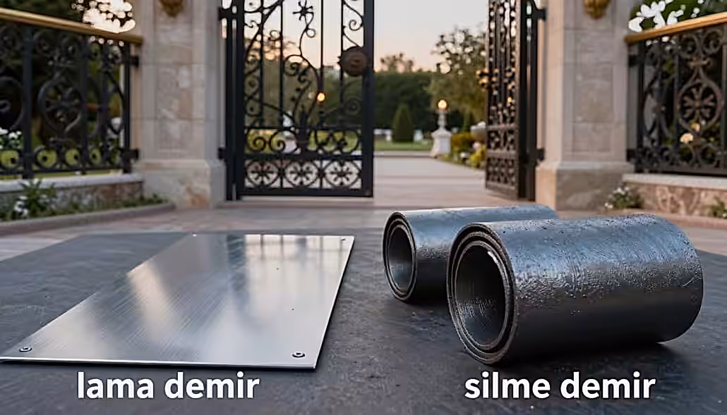 ferforje demir seçimi için lama ve silme demir karşılaştırması