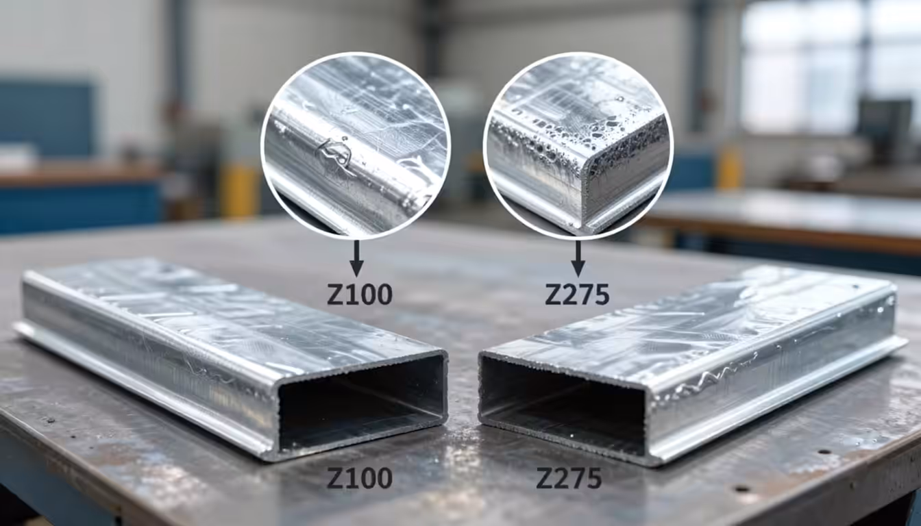 Z100 kaplama ve Z275 kaplama kalınlık farklılıkları